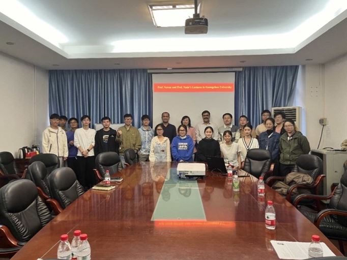 Students and faculty attending the seminar