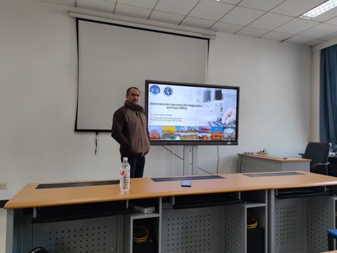 Research presentation to the host group