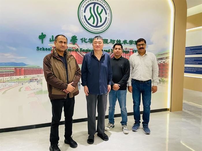 IRCBM faculty with hosts at the School of Chemical Engineering and Technology