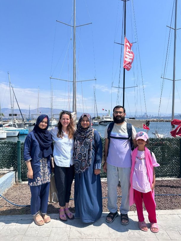 Researchers during the visiting scientist fellowship in Izmir