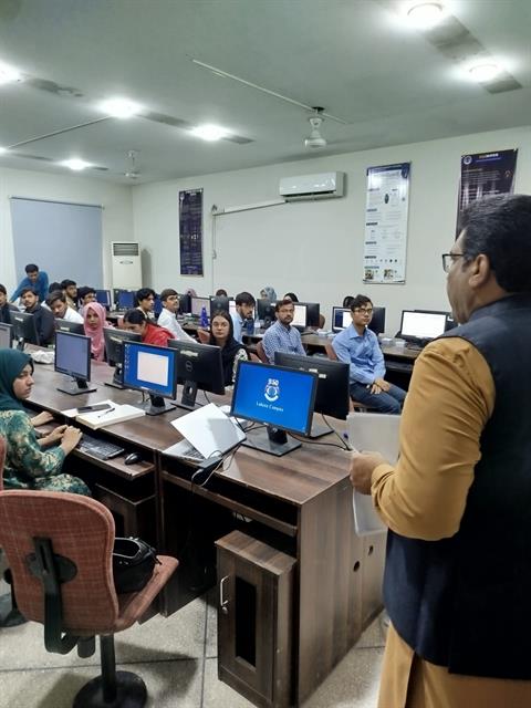 A campaign session for final year project teams